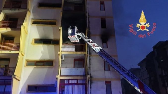 incendio viale isonzo